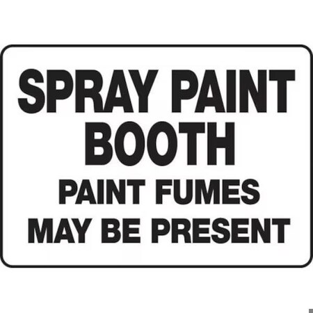 Accuform SAFETY SIGN SPRAY PAINT BOOTH PAINT MCHL529VA MCHL529VA